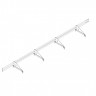 Снегозадержатель ROOFsystems ECONOM d25(круг), 3м, м/ч 4 опоры (треугольн.) RAL 6005