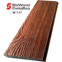SidWood, хризотилцементный сайдинг 3000х190х10 мм клик 0,57м2 W-117
