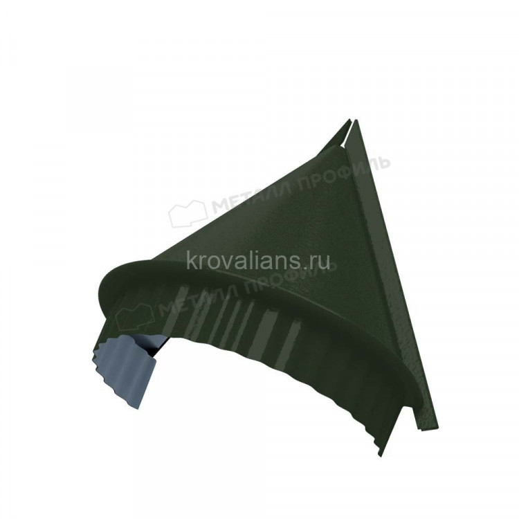 МеталлПрофиль Заглушка конька круглого конусная (VikingMP E-20-6007-0.5) /1 шт/