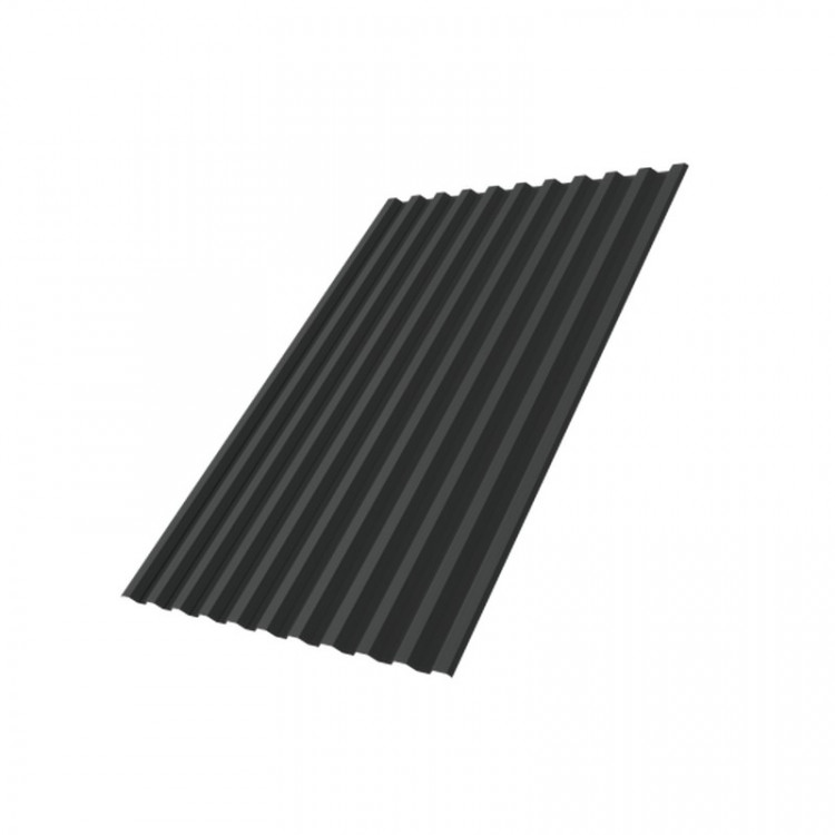 Профнастил Верховье С21R 0,5 Satin Мatt RAL 7016 антрацитово-серый Профнастил Верховье С21R 0,5 Satin Мatt RAL 7016 антрацитово-серый