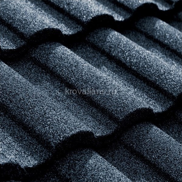 Композитная черепица Metrotile (Метротайл) MetroRoman (Темно-синий) /лист/