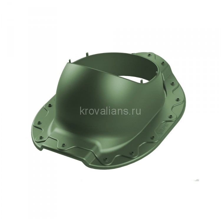 Vilpe (Вилпе) AALTO 2K - проходной элемент для металлической кровли (Зеленый) /1 шт/