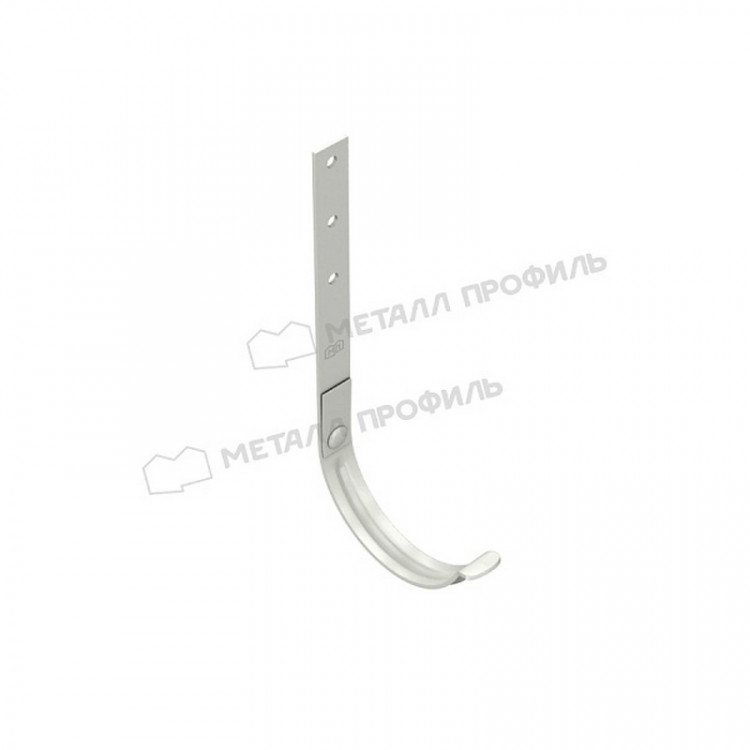 Держатель желоба  длинный МЕТАЛЛ ПРОФИЛЬ Foramina PUR 150/100 RAL 9010, белый
