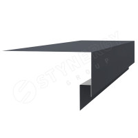 Планка околооконная сложная 3000 Фальц Stynergy (ПЭ-7024-0.45)