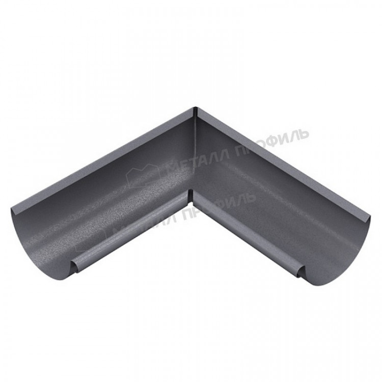 Угол желоба внутренний МЕТАЛЛ ПРОФИЛЬ Foramina Freeze 125/100 Grey Угол желоба внутренний МЕТАЛЛ ПРОФИЛЬ Foramina Freeze 125/100 Grey