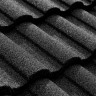 Композитная черепица Metrotile (Метротайл) MetroRoman (Черный) /лист/