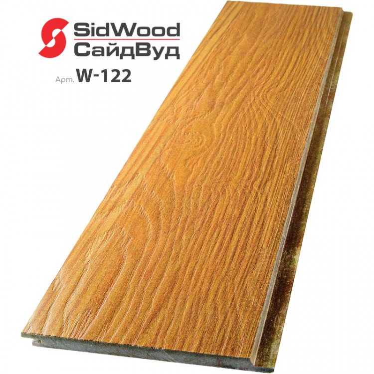 SidWood, хризотилцементный сайдинг 3000х190х10 мм клик 0,57м2 W-122