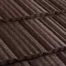 Композитная черепица Metrotile (Метротайл) MetroShake II (Кофе) /лист/
