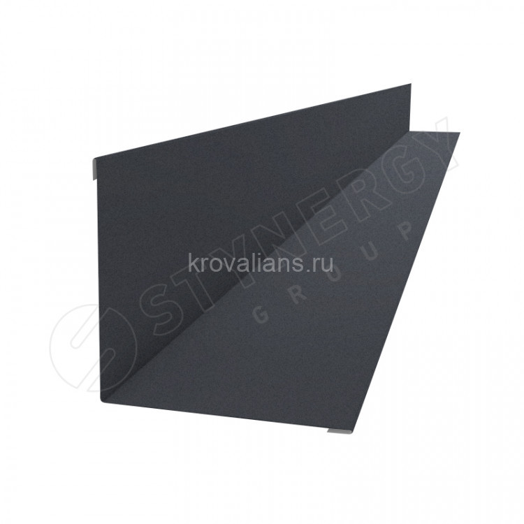 Планка для внутренних углов 110х110х2000 Stynergy (Стинержи) (Стальной Кашемир Matt-7024-0.5) /1 шт/ Планка для внутренних углов 110х110х2000 Stynergy (Стинержи) (Стальной Кашемир Matt-7024-0.5) /1 шт/