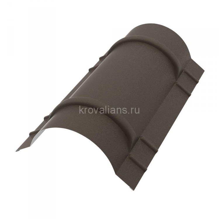 Конёк полукруглый  R90мм 1970мм PE Rooftop Matt 0,5 мм Zn180 RR32