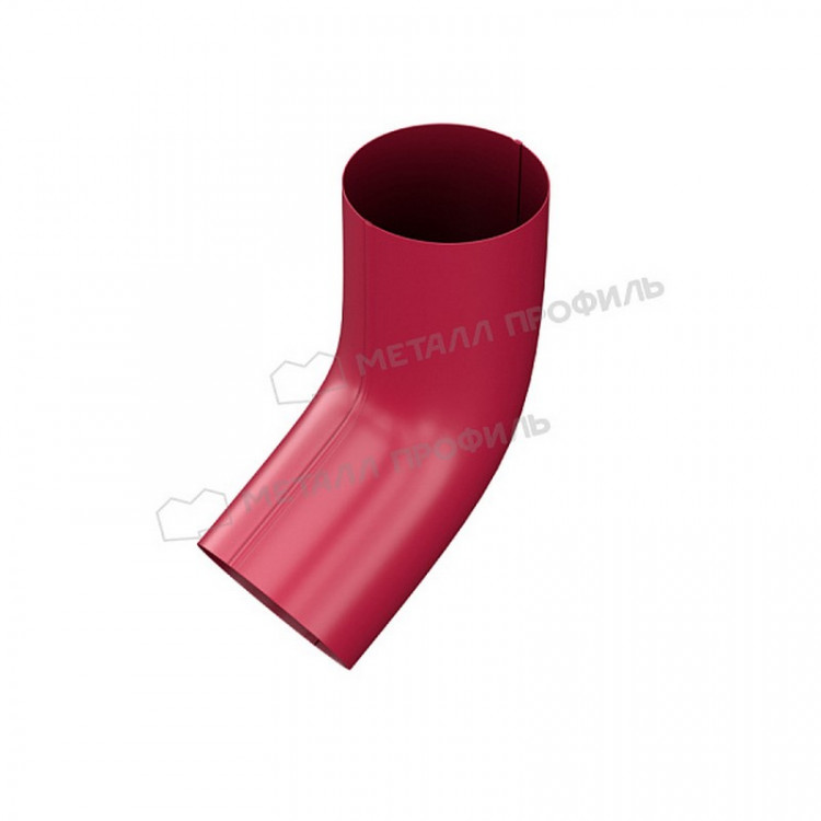 Колено трубы МЕТАЛЛ ПРОФИЛЬ Foramina PUR 125/100 RAL 3005, красное вино Колено трубы МЕТАЛЛ ПРОФИЛЬ Foramina PUR 125/100 RAL 3005, красное вино