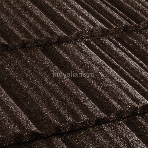 Композитная черепица Metrotile (Метротайл) MetroShake II (Айрон барк) /лист/