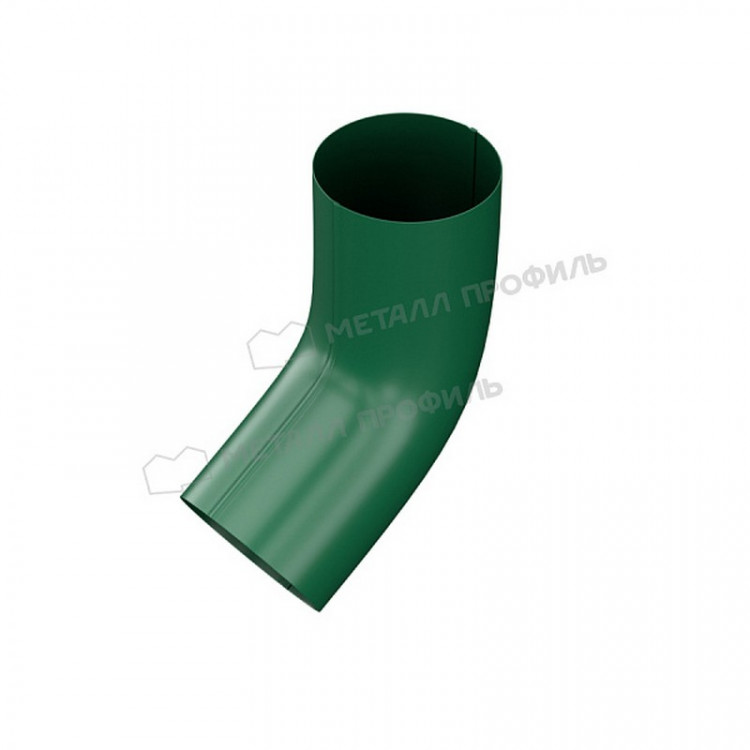 Колено трубы МЕТАЛЛ ПРОФИЛЬ Foramina PUR 125/100 RAL 6005, зеленый Колено трубы МЕТАЛЛ ПРОФИЛЬ Foramina PUR 125/100 RAL 6005, зеленый