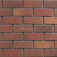 ТехноНИКОЛЬ Фасадная плитка HAUBERK, Терракотовый кирпич 4T4X21-9007RUS, упак 2м2 52упак/пал