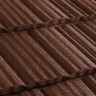 Композитная черепица Metrotile (Метротайл) MetroShake II (Бургундия) /лист/