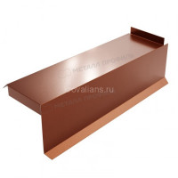 Планка сегментная торцевая правая 400 мм (PURMAN-20-Argillite-0.5)