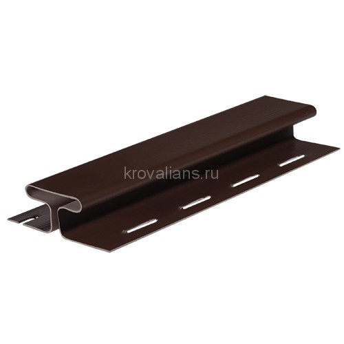 FineBer H-профиль Extra Acrylic темный дуб 3,05м (16шт/уп)