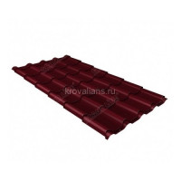 Профиль волновой камея 0,45 Drap TX RAL 3005 красное вино