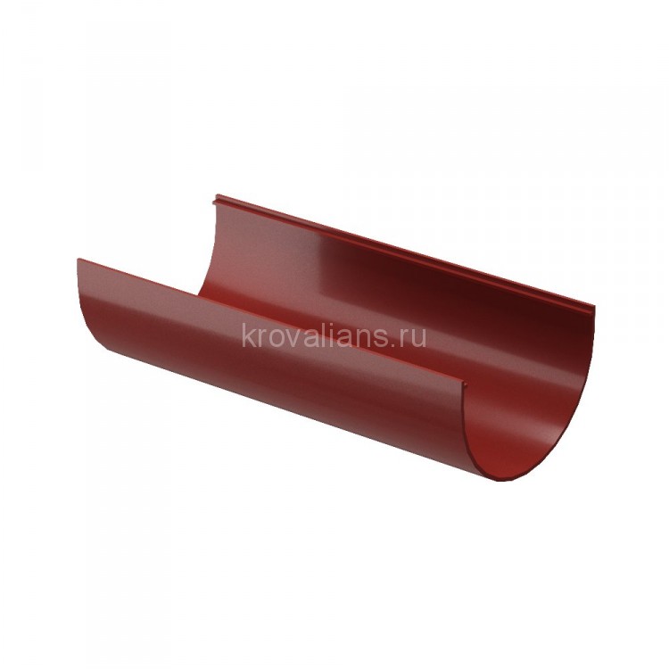 Docke STANDART Желоб водосточный 3 м Красный (RAL 3005) 10 шт./уп.