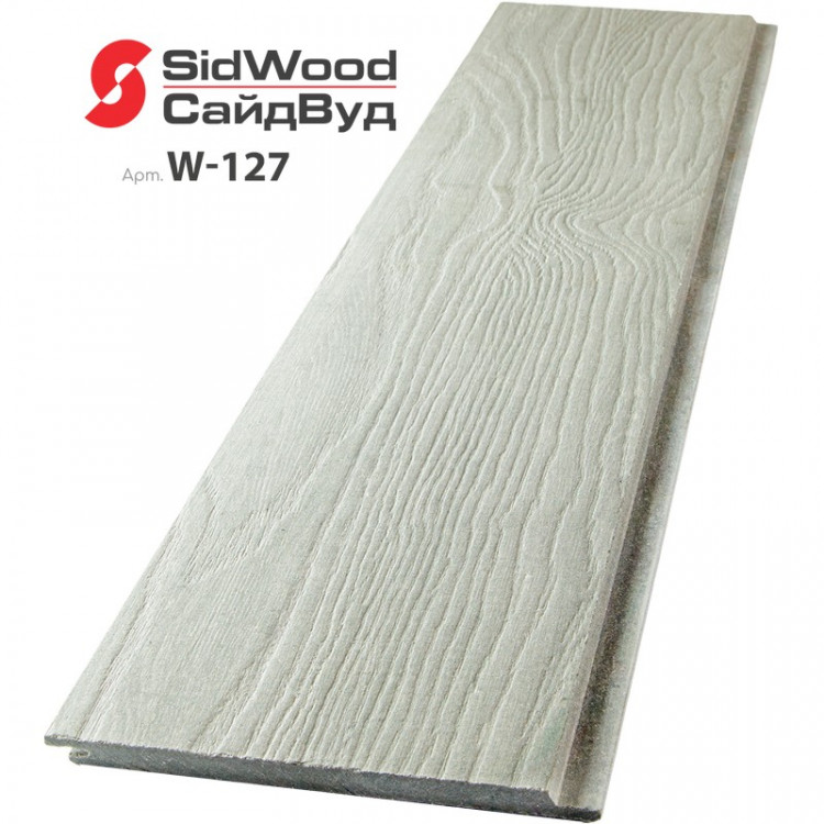 SidWood, хризотилцементный сайдинг 3000х190х10 мм клик 0,57м2 W-127