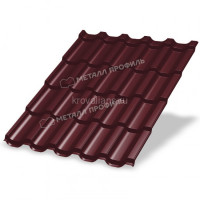 Металлочерепица МеталлПрофиль Трамонтана-XL (Colorcoat Prisma-03-3005-0.5) /1 кв.м/