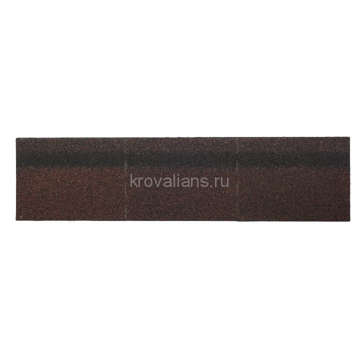 Конек/Карниз Шинглас (Shinglas) 12х0,3/20х0,25 (Гранат) /1 уп/