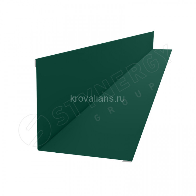 Планка для внутренних углов 110х110х2000 Stynergy (Стинержи) (CORUNDUM50-RAL6005-0.5) /1 шт/