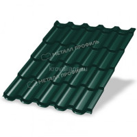 Металлочерепица МеталлПрофиль Трамонтана-XL (Colorcoat Prisma-03-6005-0.5) /1 кв.м/