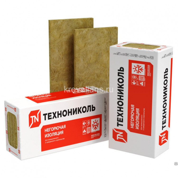 ТехноНИКОЛЬ ТЕХНОВЕНТ СТАНДАРТ 1200х600х60 мм (3,6м2) (0,216м3) Плиты минераловатные