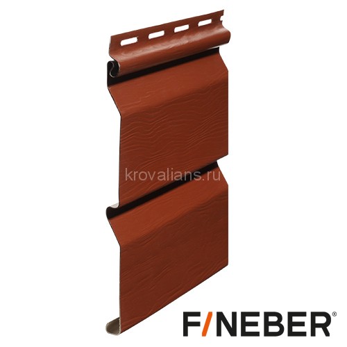 Сайдинг FineBer (Файнбер) Standart Extra Acrylic 3,66м (Бордо) /панель/