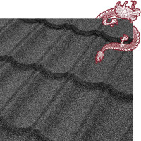 Композитная черепица LUXARD КИТАЙСКАЯ СЕРИЯ Классик панель, 415х1350 (полезная площадь 0,47 м2), цвет АЛЛАНИТ