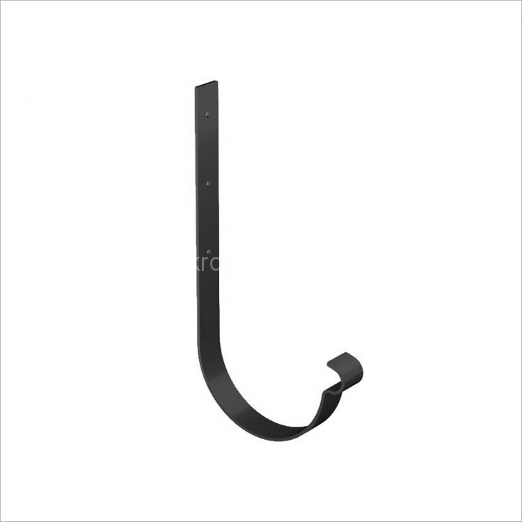 Galeco PVC 152 130/100 Кронштейн длинный Сталь Черный RAL 9005 (25шт/уп)