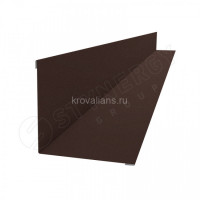 Планка для внутренних углов 110х110х2000 Stynergy (CORUNDUM50Matt-8017-0.5)