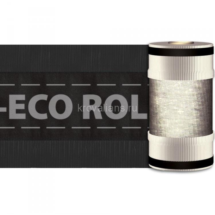 DELTA (Дельта)-ECO ROLL 310 вентиляционнный рулон для конька и хребта (Черный) /1 рулон/