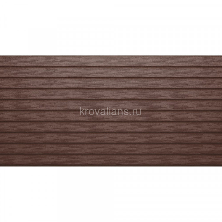Сайдинг Aquasystem (Аквасистем) Скандинавская доска узкая двойная PU MATT RAL 8017 /1 шт/