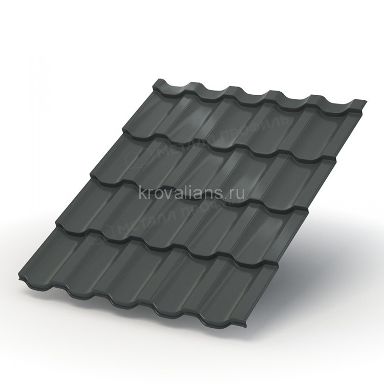 Металлочерепица МеталлПрофиль Трамонтана-X (PURETAN-20-RR23-0.5) /1 кв.м/