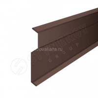 Планка примыкания в накладку 22х22х42х2000 Stynergy (CORUNDUM50Matt-8017-0.5)