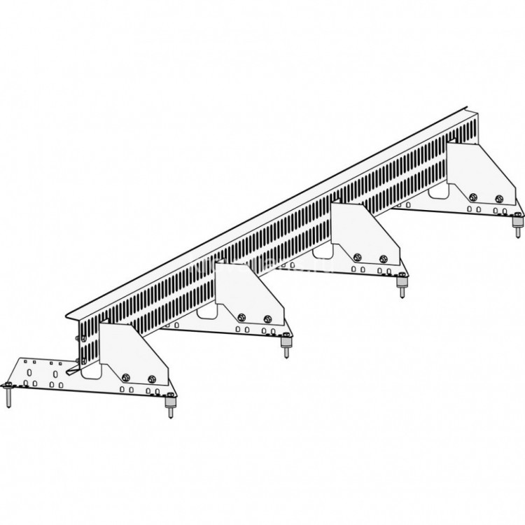 Снегозадержатель ROOFsystems PRESTIGE решетчатый, 2,5м универ. RAL 7024
