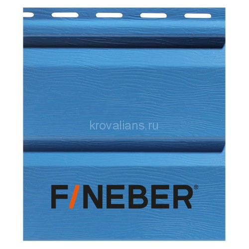 Сайдинг FineBer (Файнбер) Standart Extra Acrylic 3,66м (Синий) /панель/