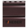 Сайдинг FineBer (Файнбер) Standart Extra Acrylic 3,66м (Темный дуб) /панель/