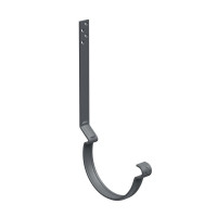 AS PUrus MATT 150/100 Крюк желоба удлиненный 230мм с компл. крепления (МУ), RAL 7024 Matt