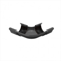 GALECO STAL 152 135/90 Угол внешний 90 гр. Черный 9005 (4шт/уп)