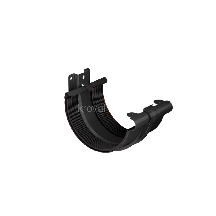 GALECO STAL 152 135/90 Соединитель желоба Черный 9005 (30шт/уп)