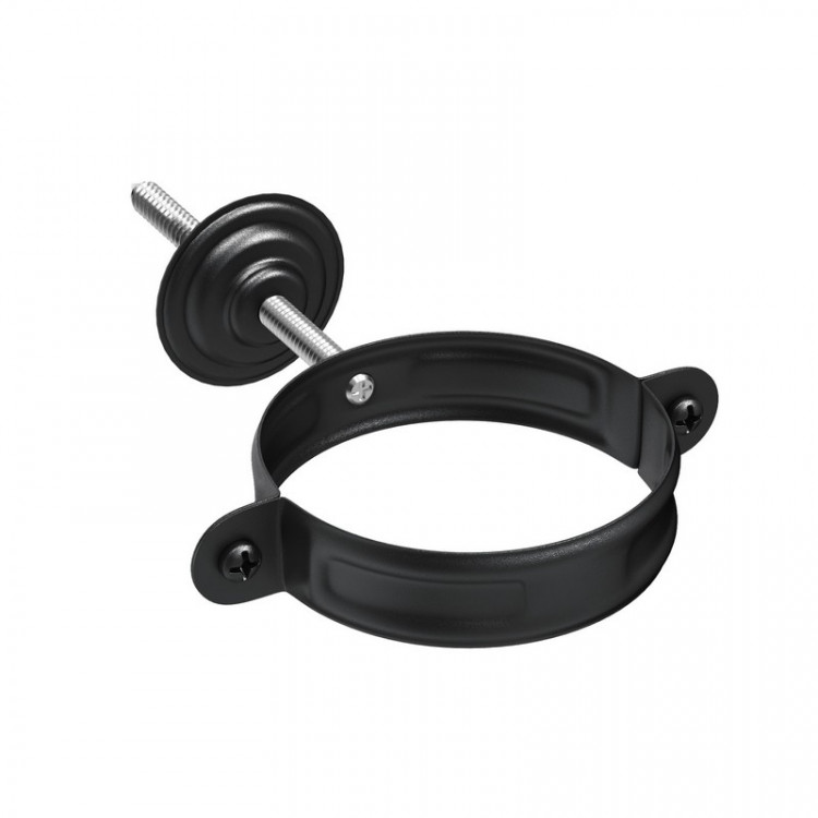 AS PUrus MATT 150/100 Хомут трубы с комплектом крепления RAL 9005 Matt