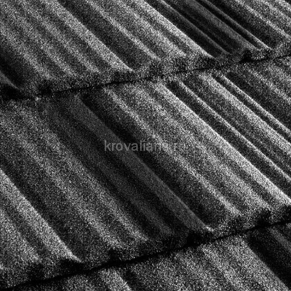 Композитная черепица Metrotile (Метротайл) MetroShake II (Сланцево-Серый) /лист/