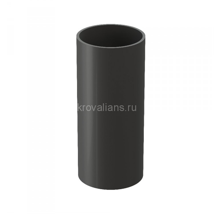 Docke STANDART Труба водосточная 3 м Серый (RAL 7024) 5 шт./уп.