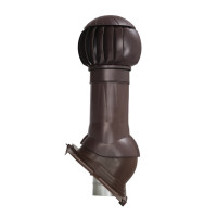 Gervent (Гервент) Готовый комплект, изолированный, кровли UNIVERSAL, 125/160 Н=350мм, (коричневый) RAL 8017 Twister