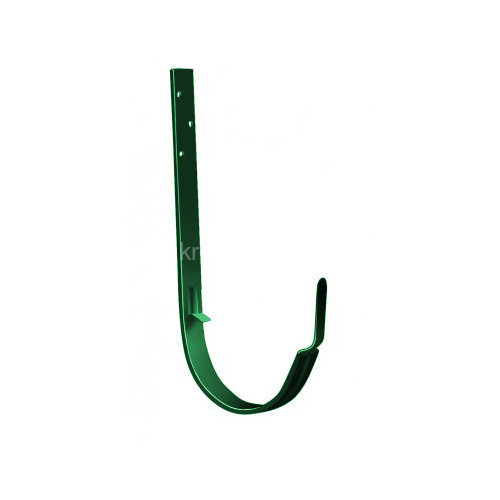GL Standart 120/87 Кронштейн желоба ПВХ Grand Line металлический зелёный (RAL 6005) (60 шт./уп.)