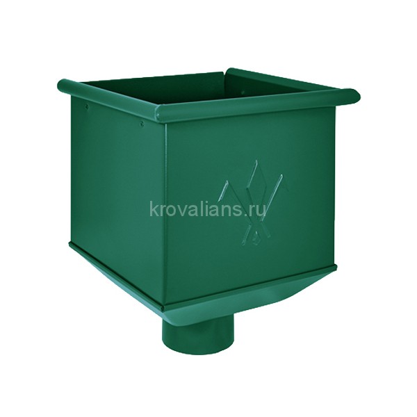 AS PU 125/90 Воронка водосборная, 1 шт/уп., RAL 6005