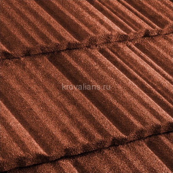 Композитная черепица Metrotile (Метротайл) MetroShake II (Терракот) /лист/